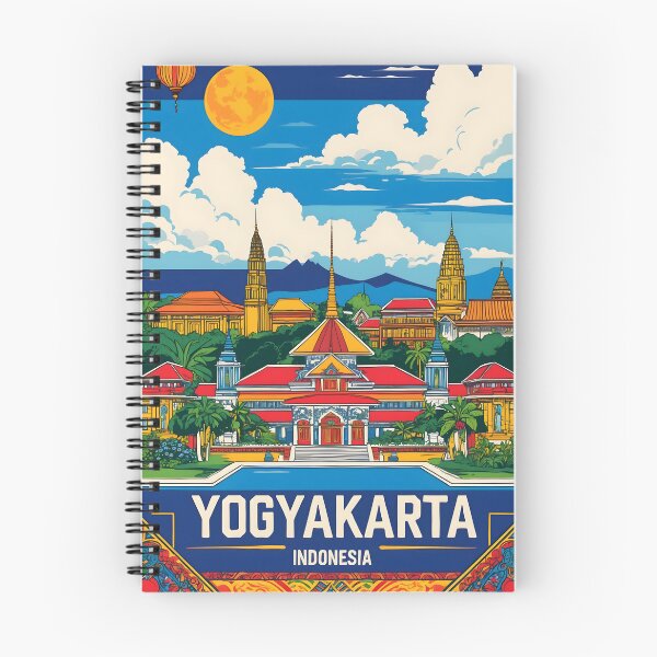 Item preview, Yogyakarta Indonesia Vintage Travel Tourism designed and sold by TravelersGems.