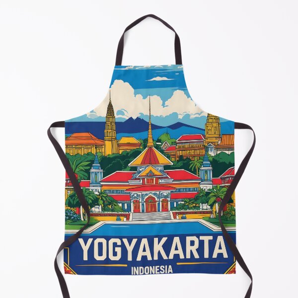 Item preview, Yogyakarta Indonesia Vintage Travel Tourism designed and sold by TravelersGems.