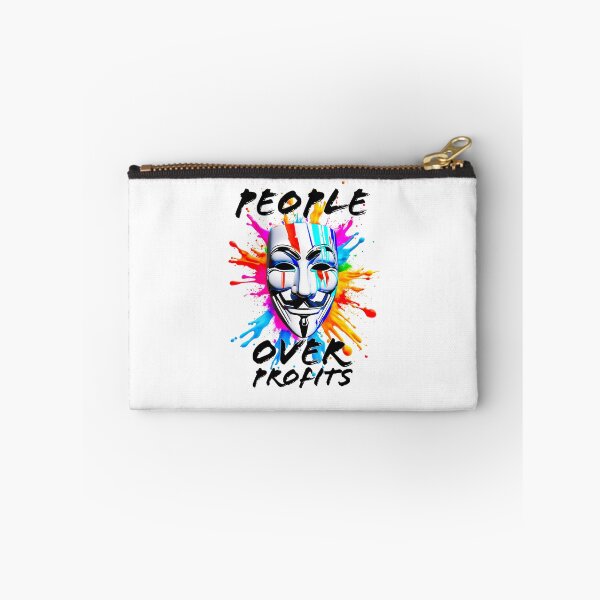 Item preview, Protest slogans. Anonymous. People over profits. designed and sold by Drone-tees.