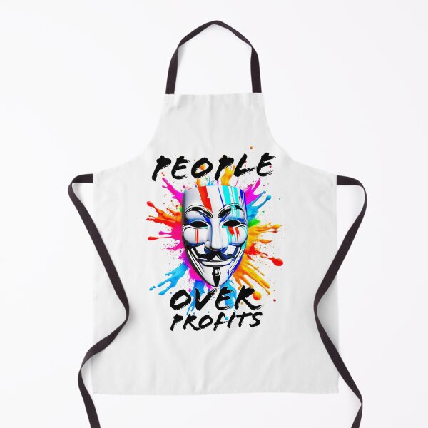 Item preview, Protest slogans. Anonymous. People over profits. designed and sold by Drone-tees.