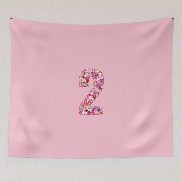 Item preview, Number 2 With Flowers designed and sold by TheSassyNoble.