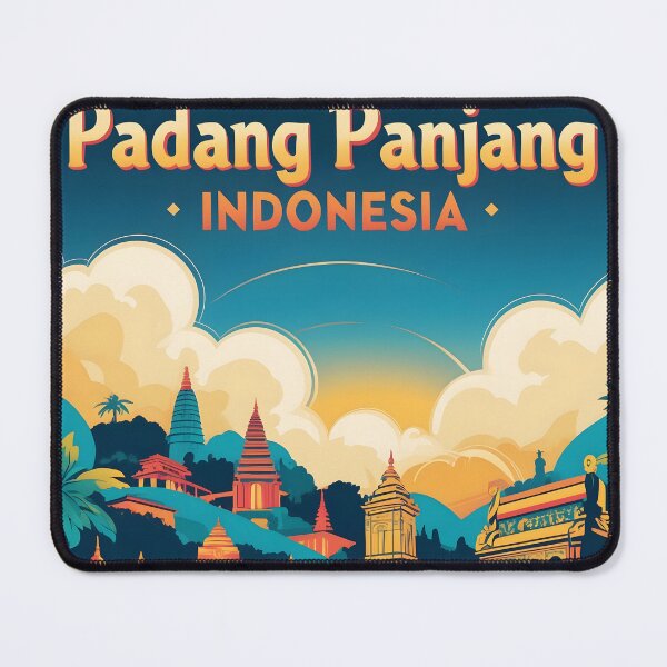 Item preview, Padang Panjang Indonesia Vintage Travel Tourism designed and sold by TravelersGems.