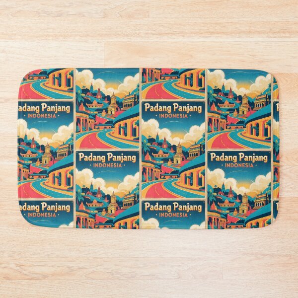 Item preview, Padang Panjang Indonesia Vintage Travel Tourism designed and sold by TravelersGems.