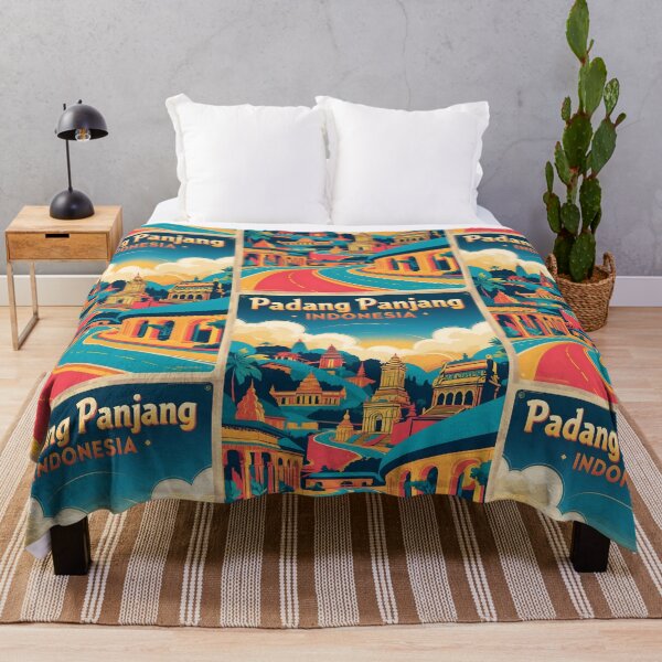 Item preview, Padang Panjang Indonesia Vintage Travel Tourism designed and sold by TravelersGems.