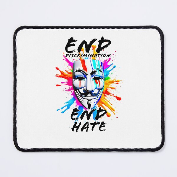 Item preview, Protest slogans. Anonymous. End discrimination, End hate. designed and sold by Drone-tees.