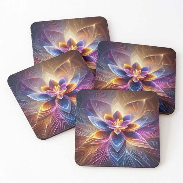 Item preview, Abstract Colorful Flower Victor Vasarely Style Great Design designed and sold by Creat-Des.