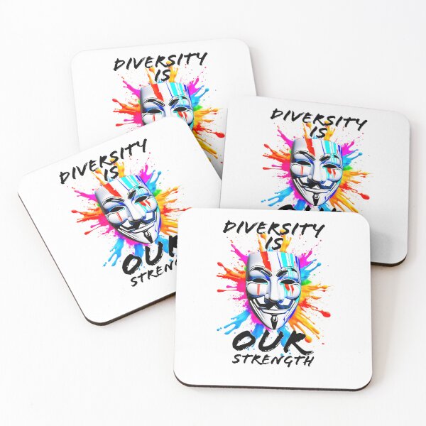Item preview, Protest slogans. Anonymous. Diversity is our strength. designed and sold by Drone-tees.