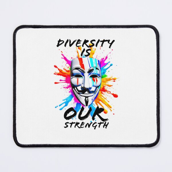 Item preview, Protest slogans. Anonymous. Diversity is our strength. designed and sold by Drone-tees.