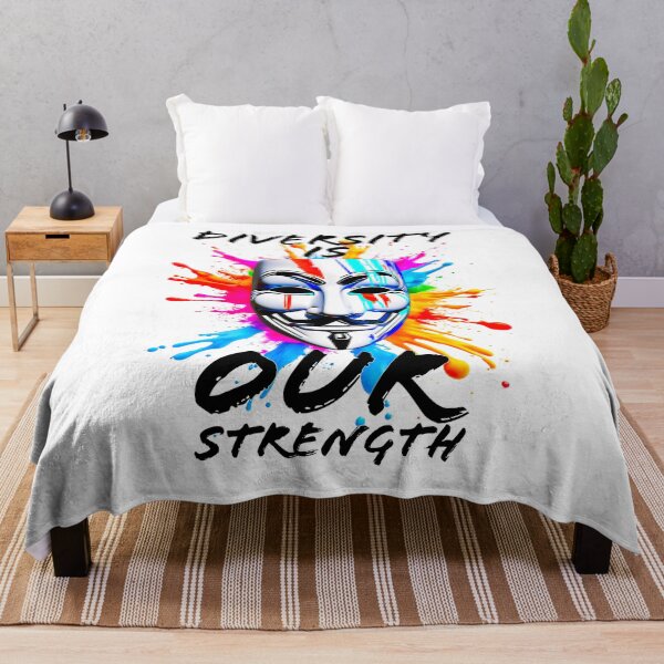 Item preview, Protest slogans. Anonymous. Diversity is our strength. designed and sold by Drone-tees.