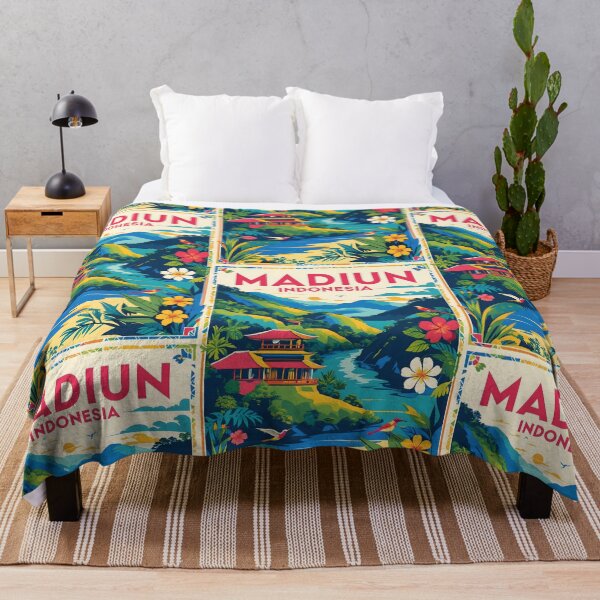 Item preview, Madiun Indonesia Vintage Travel Tourism designed and sold by TravelersGems.