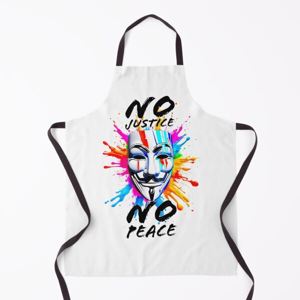 Item preview, Protest slogans. Anonymous. No justice, No peace. designed and sold by Drone-tees.