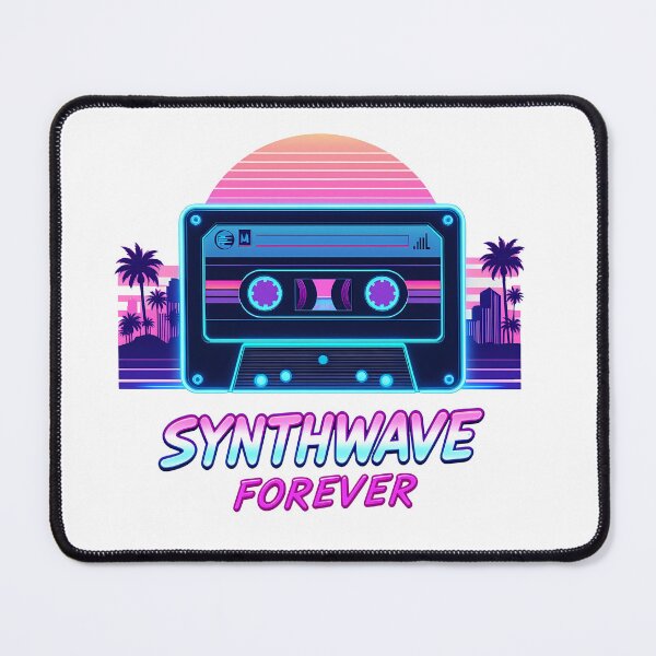Item preview, SYNTHWAVE FOREVER - 80s Synthwave Aesthetic  designed and sold by EnigmaVoid.