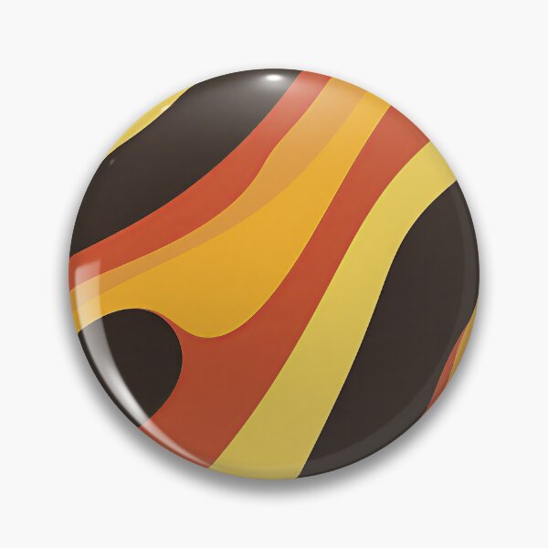 Item preview, Wavy Retro Lines designed and sold by WarPapers.