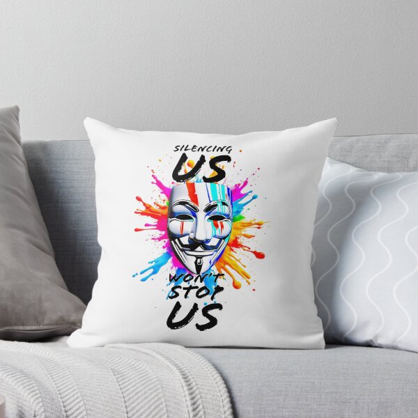 Item preview, Protest slogans. Anonymous. Silencing us won't stop us. designed and sold by Drone-tees.