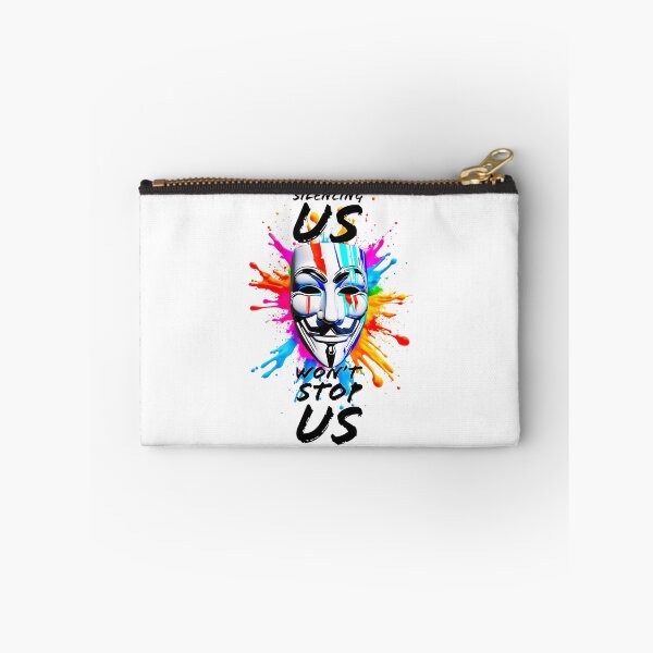Item preview, Protest slogans. Anonymous. Silencing us won't stop us. designed and sold by Drone-tees.