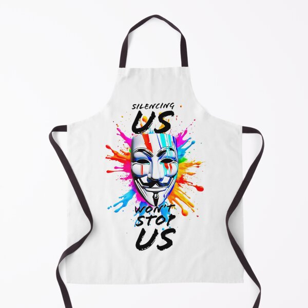 Item preview, Protest slogans. Anonymous. Silencing us won't stop us. designed and sold by Drone-tees.