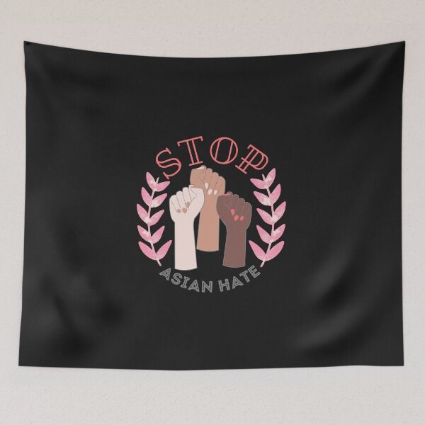 Item preview, Raise Girls’ Hands – Stop Asian Hate Nature Unity designed and sold by Zakrytos ★★★★★.