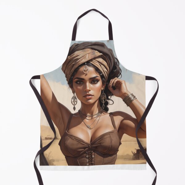 Item preview, Beautiful Romani Gypsy girl illustration designed and sold by Vintage Designs +.