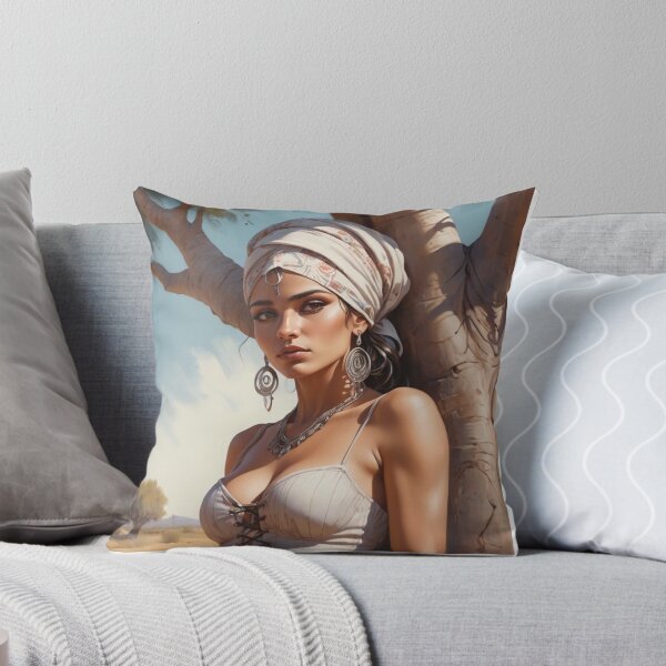 Item preview,  Beautiful Romani Gypsy girl illustration designed and sold by Vintage Designs +.