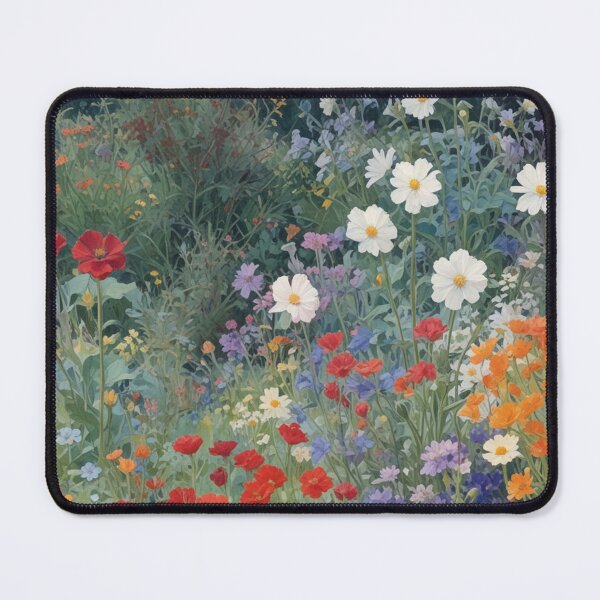Item preview, A Beautiful Flower Garden painting inspired by Gustav Klimt designed and sold by Vintage Designs +.