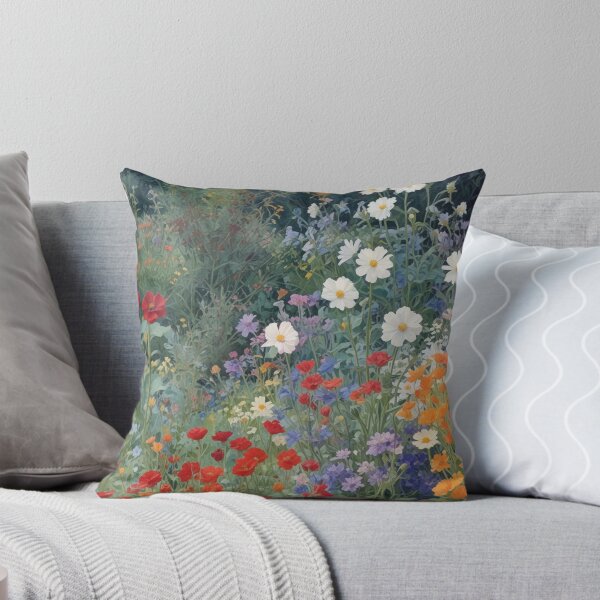 Item preview,   A Beautiful Flower Garden painting inspired by Gustav Klimt designed and sold by Vintage Designs +.