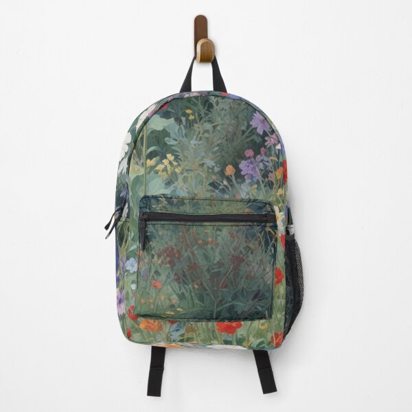 Item preview, A Beautiful Flower Garden painting inspired by Gustav Klimt designed and sold by Vintage Designs +.
