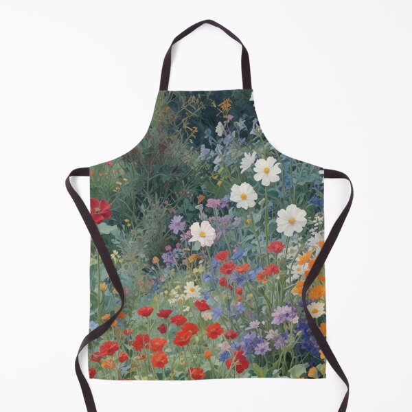 Item preview,   A Beautiful Flower Garden painting inspired by Gustav Klimt designed and sold by Vintage Designs +.