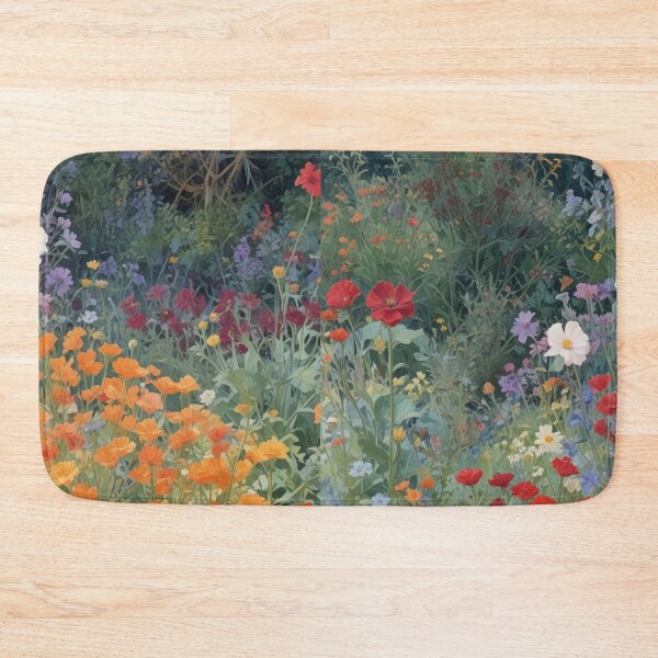 Item preview,   A Beautiful Flower Garden painting inspired by Gustav Klimt designed and sold by Vintage Designs +.