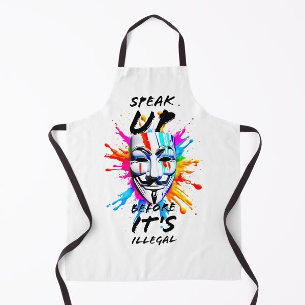 Item preview, Protest slogans. Anonymous. Speak up before it's illegal. designed and sold by Drone-tees.
