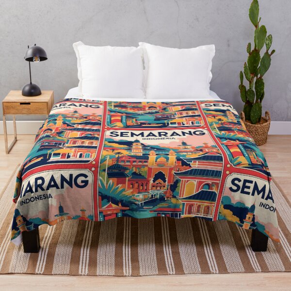 Item preview, Semarang Indonesia Vintage Travel Tourism designed and sold by TravelersGems.