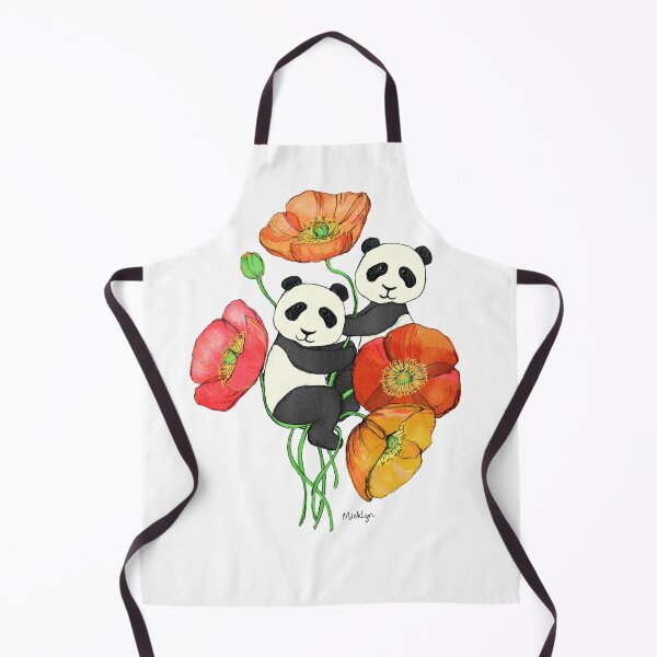 Aperçu de l'œuvre Coquelicots et pandas créée et vendue par micklyn.