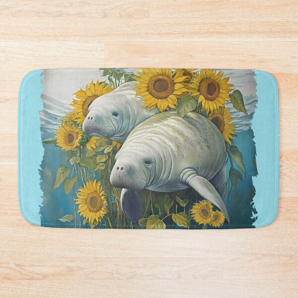 Item preview, manatee Sunflower T shirt designed and sold by candiscamera.