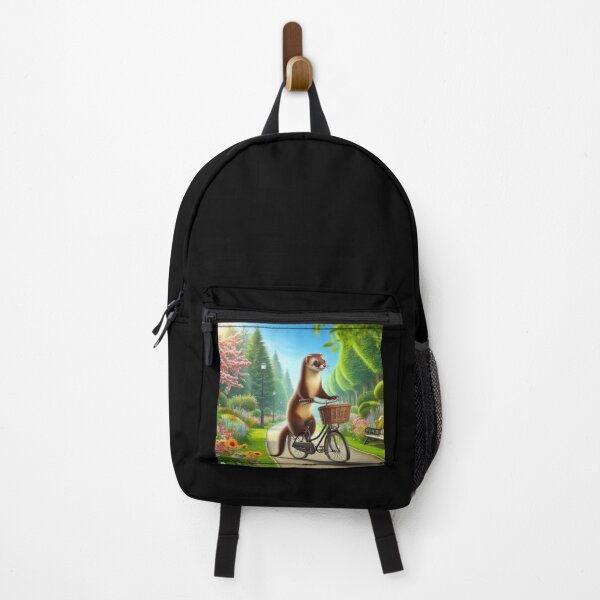 Item preview, Cute ferret riding an old bike designed and sold by Dogandesighn.