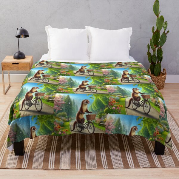 Item preview, Cute ferret riding an old bike designed and sold by Dogandesighn.