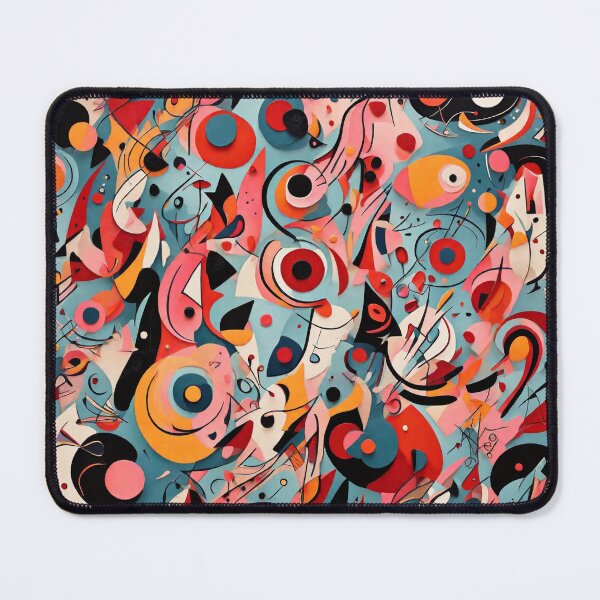 Item preview, Kandinsky inspired beautiful abstract pattern art designed and sold by Vintage Designs +.