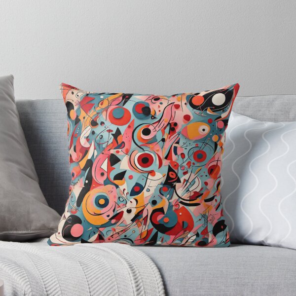 Item preview, Kandinsky inspired beautiful abstract pattern art designed and sold by Vintage Designs +.