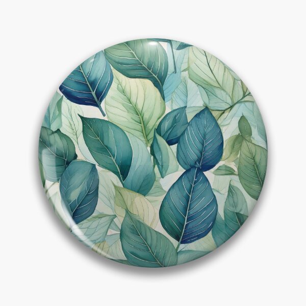 Item preview, Leaves in hand painted watercolor style designed and sold by Designbes.