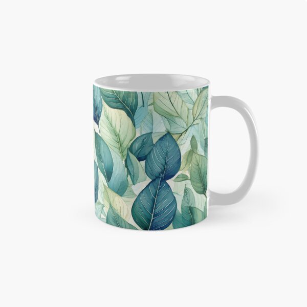 Item preview, Leaves in hand painted watercolor style designed and sold by Designbes.