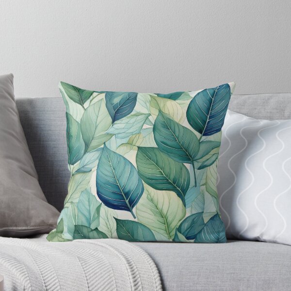 Item preview, Leaves in hand painted watercolor style designed and sold by Designbes.