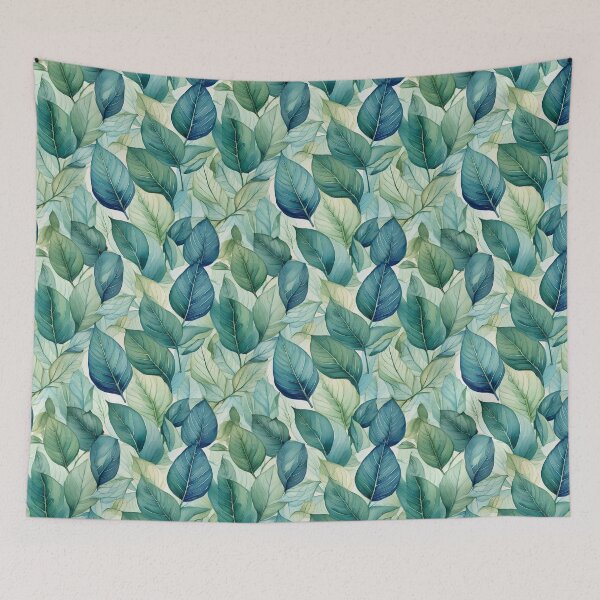 Item preview, Leaves in hand painted watercolor style designed and sold by Designbes.