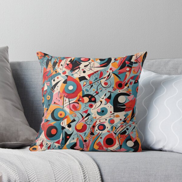 Item preview,  Kandinsky inspired beautiful abstract pattern art designed and sold by Vintage Designs +.
