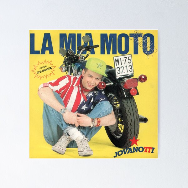Item preview, Jovanotti - La mia moto album 1989 designed and sold by kelas2ebuhTM.