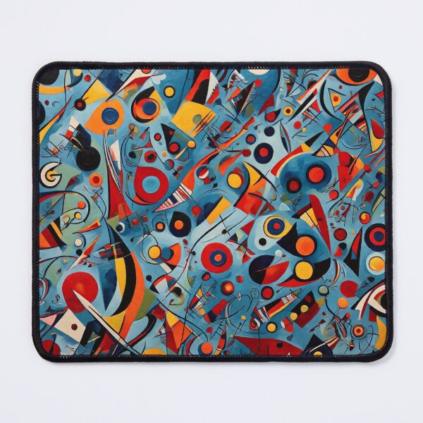 Item preview, Kandinsky inspired beautiful abstract pattern art designed and sold by Vintage Designs +.