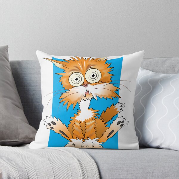 Item preview, Freaked out ginger cat designed and sold by Mark_Harvey_Creative.