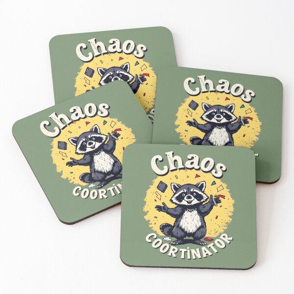 Item preview, Chaos Coordinator - Raccoon Edition designed and sold by Dakson Design - Fantasy Art.
