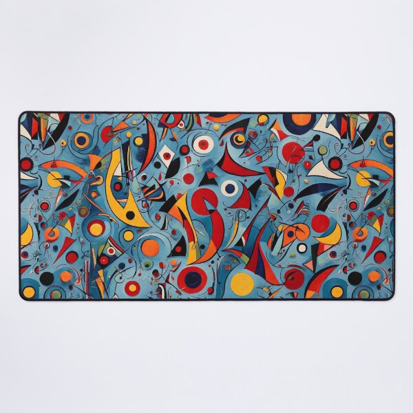 Item preview, Kandinsky inspired beautiful abstract pattern art designed and sold by Vintage Designs +.