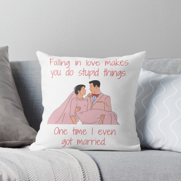 Item preview, Falling In Love Makes You Do Stupid Things - Couple Wedding Illustration  designed and sold by Vicky021.