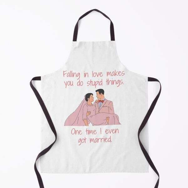 Item preview, Falling In Love Makes You Do Stupid Things - Couple Wedding Illustration  designed and sold by Vicky021.