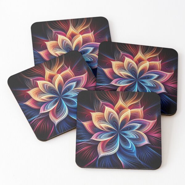 Item preview, Abstract Colorful Flower Victor Vasarely Style Great Design designed and sold by Creat-Des.