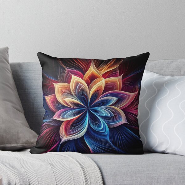 Item preview, Abstract Colorful Flower Victor Vasarely Style Great Design designed and sold by Creat-Des.